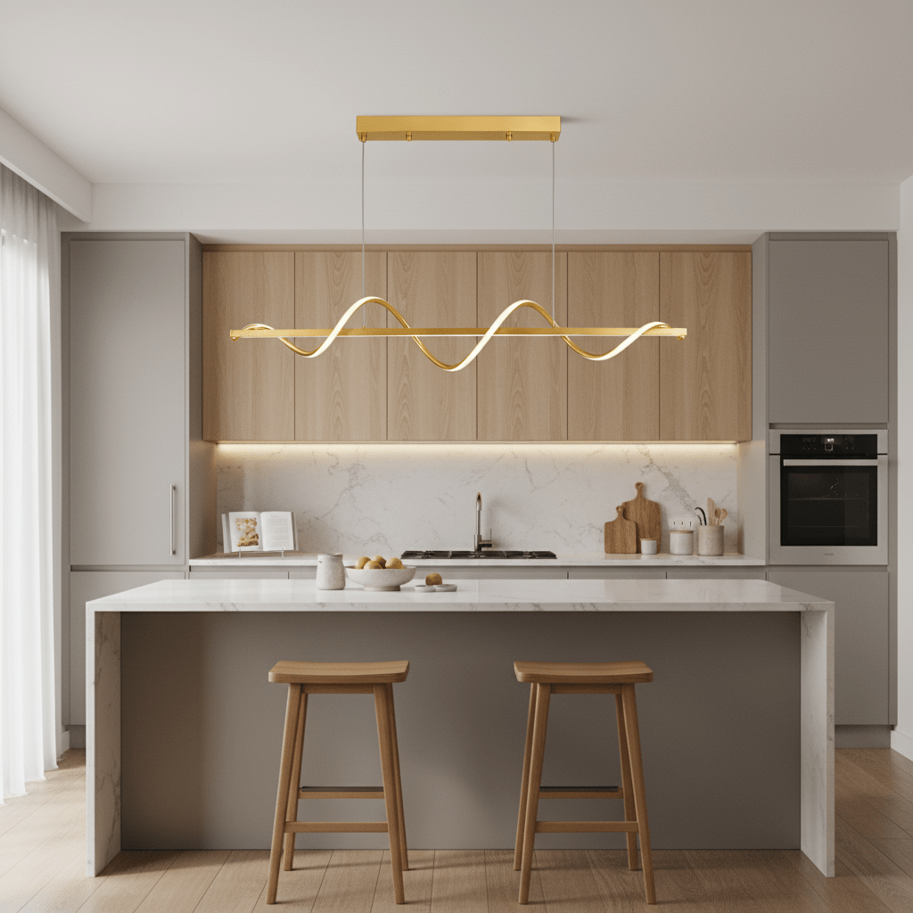 Cornelia Linear LED Pendant - Gold