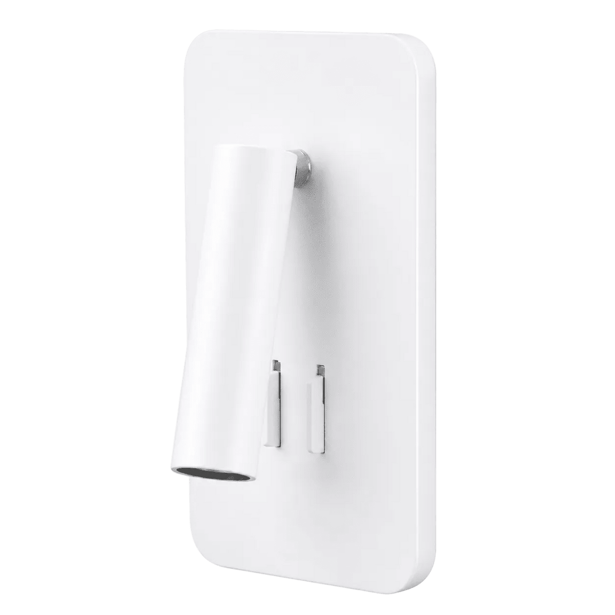 Bewley Square Bedside Reading Light - White