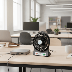 Rechargeable Portable Mini Fan - Black - product image 5