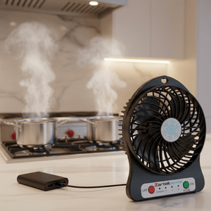 Rechargeable Portable Mini Fan - Black - product image 4