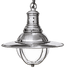 Wellington Hanging Lamp Antique Silver
