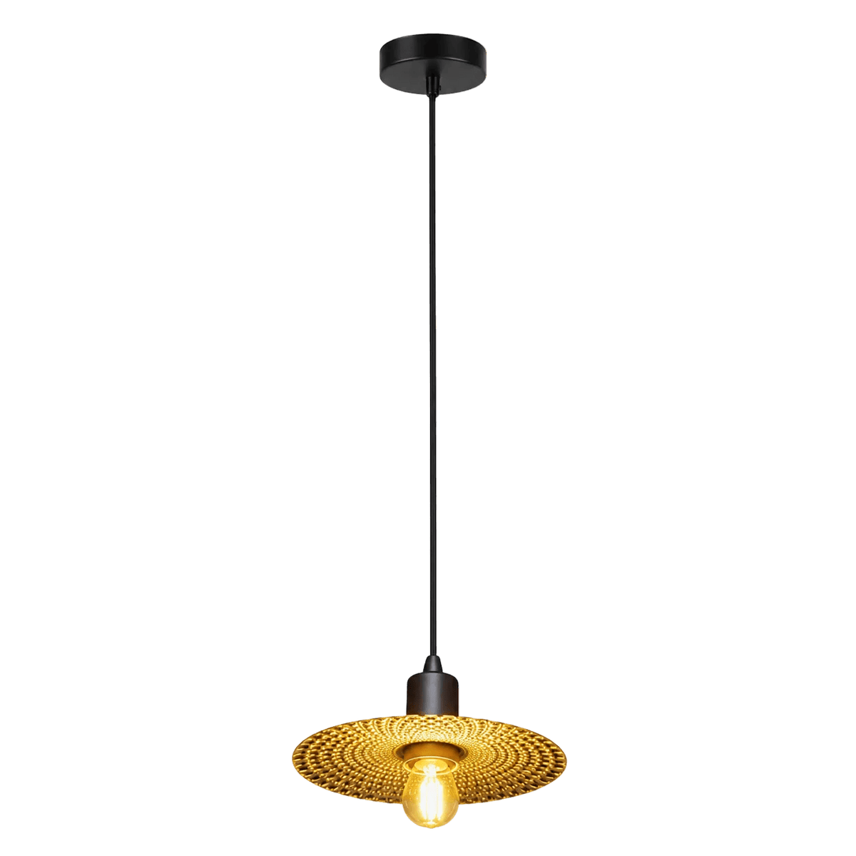 Small Golden Nugget Pendant Light