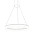 White Ring LED Pendant Light, Dimmable
