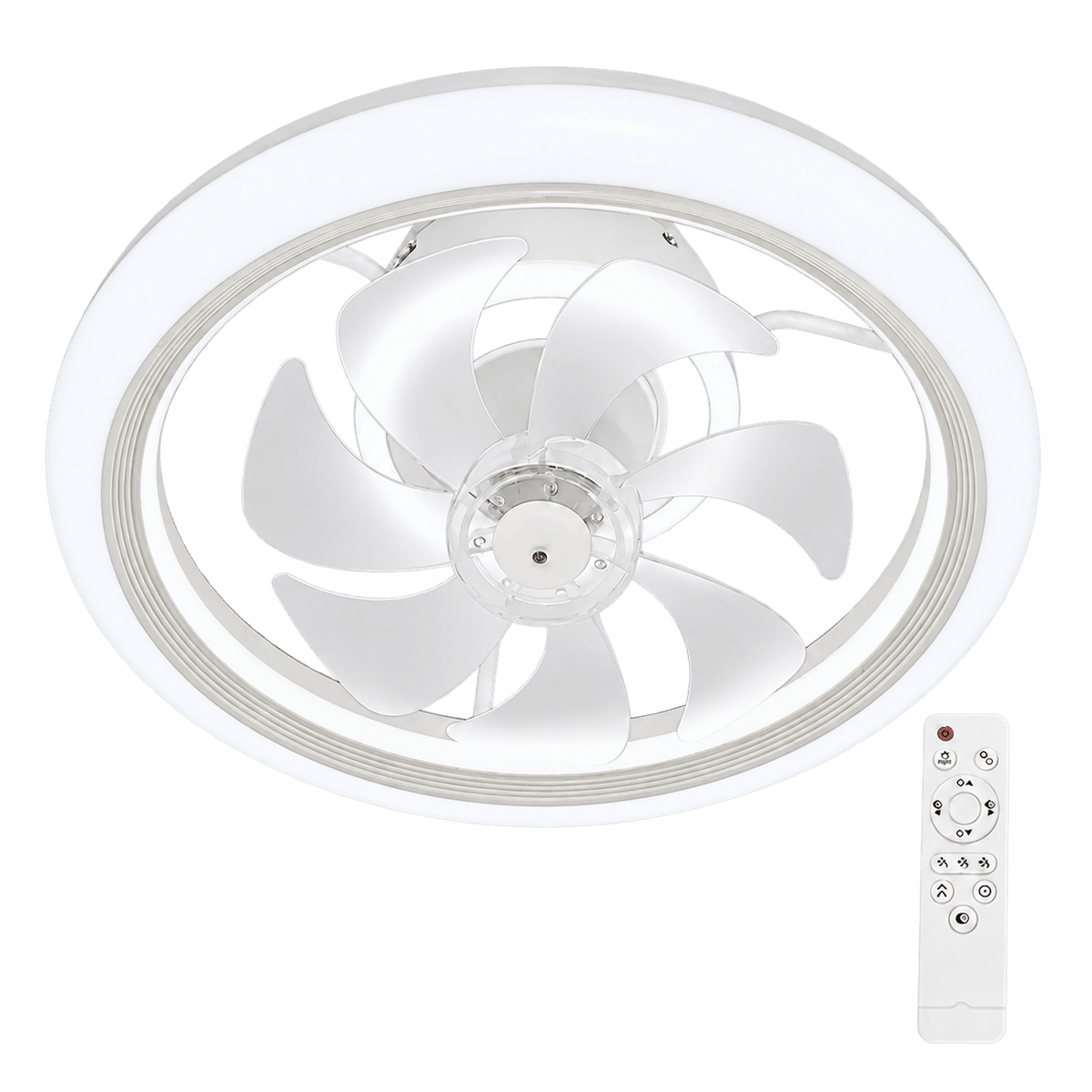 Caledon Flush Mount LED Ceiling Fan
