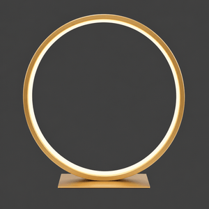 Ring LED Table Lamp - Gold