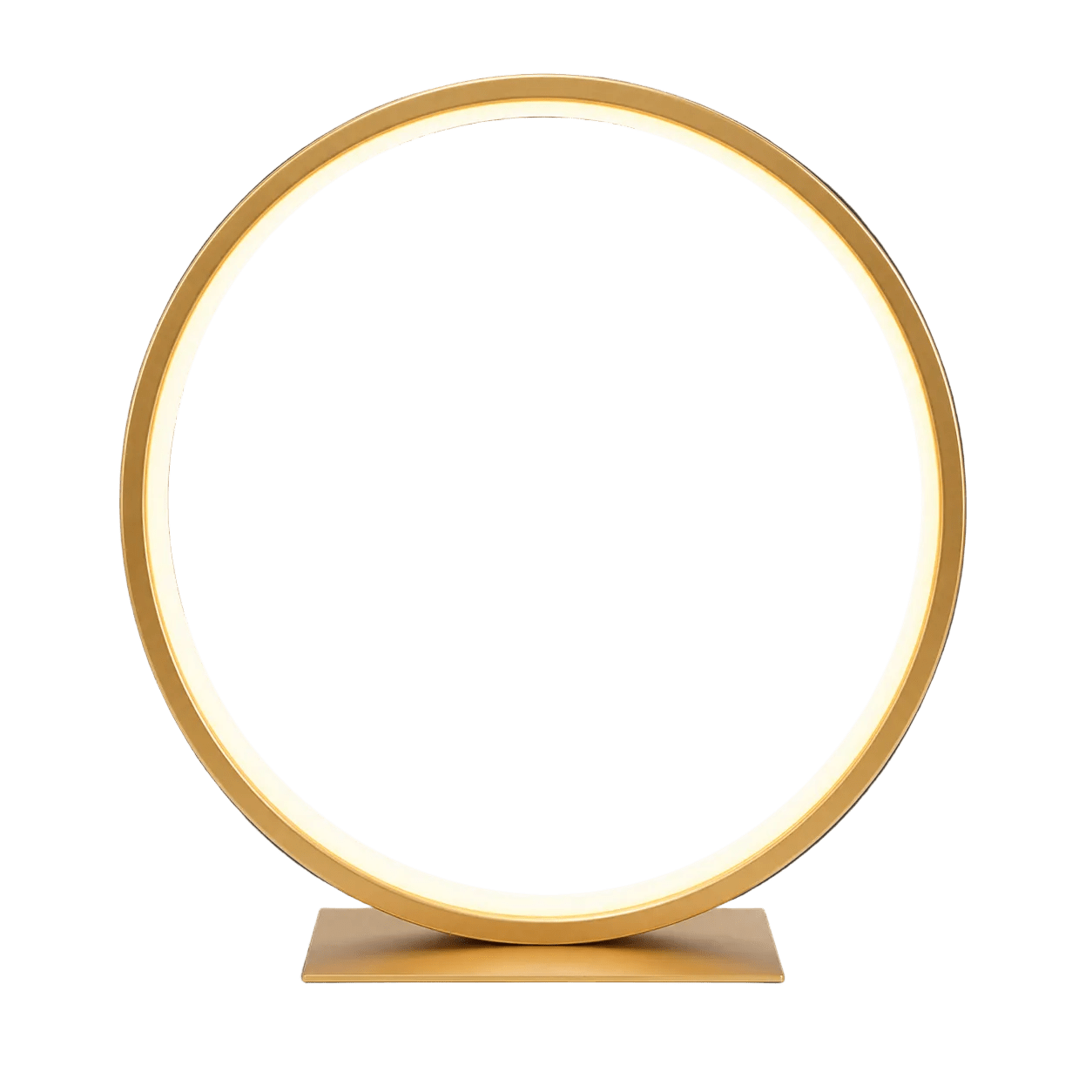 Ring LED Table Lamp - Gold