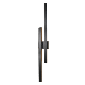 Black Dual Outdoor Wall Light, 48W, IP65
