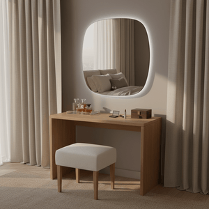 36W Square LED Mirror - Anti Fog