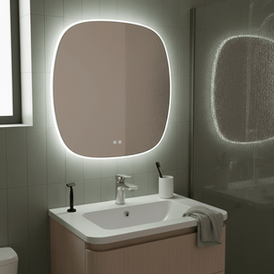 36W Square LED Mirror - Anti Fog