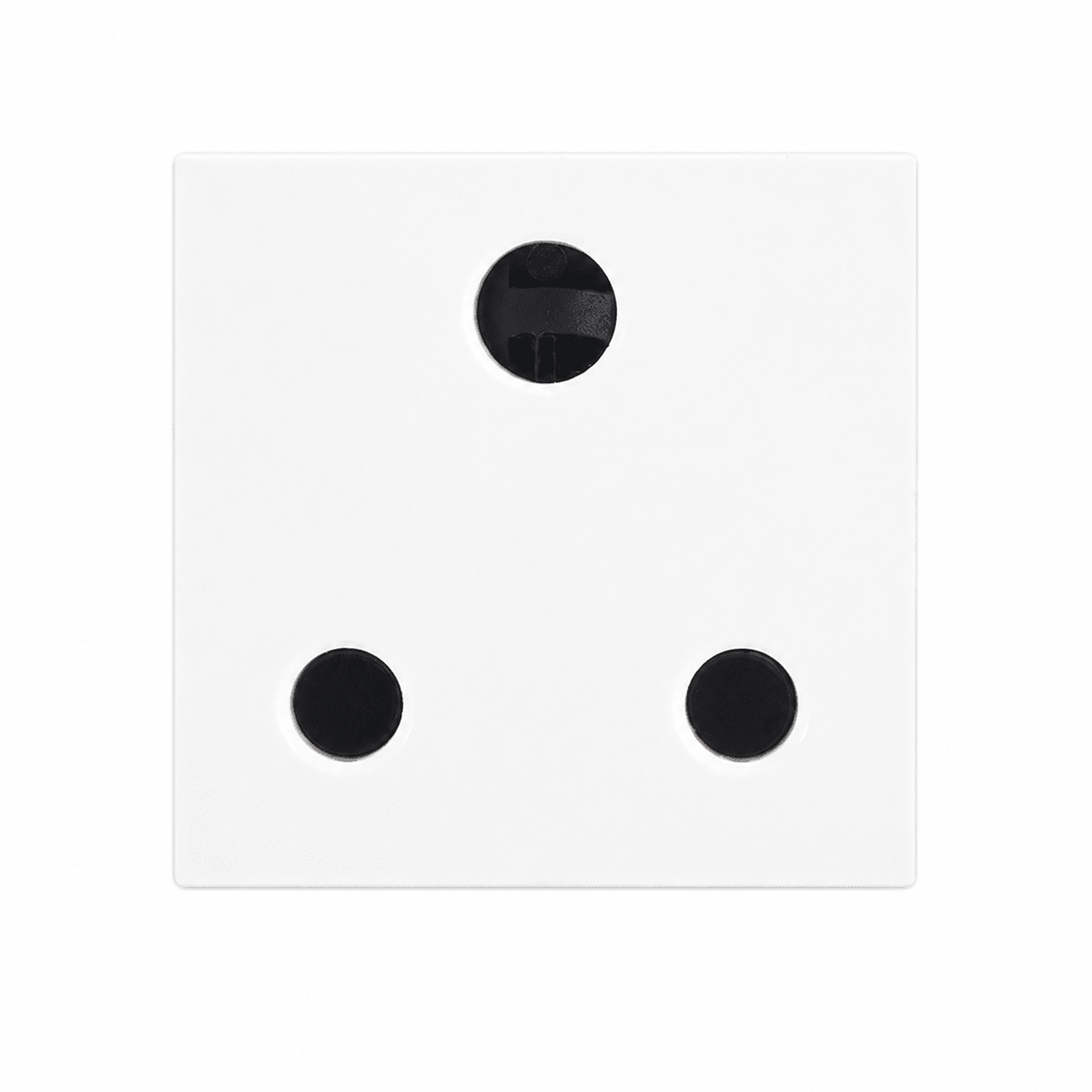 White 16A RSA Socket Modules
