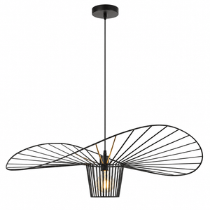 Sensu Large Infinite Black Pendant Light with a modern, minimalist design featuring a striking silhouette.