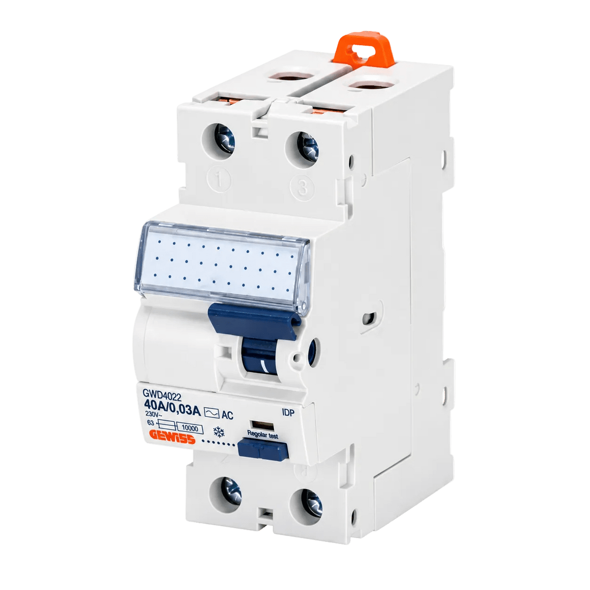 Gewiss Residual Current Circuit Breaker 2 Pole 2 Module