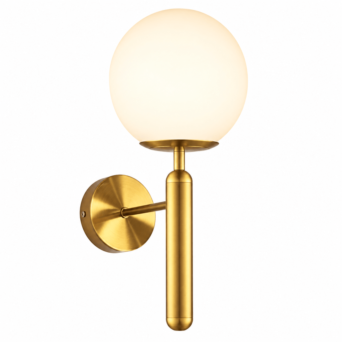 Fizz Pop Antique Brass Wall Light