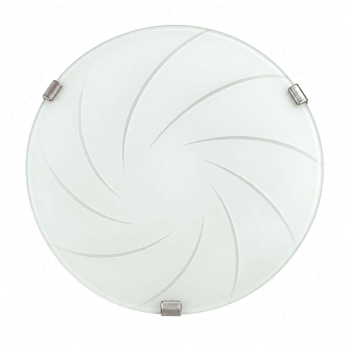 Frosted Glass Chrome Ceiling Light
