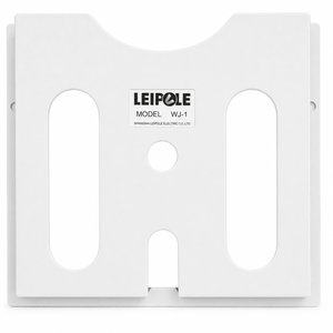 Wall-mounted A4 document holder in white, featuring two slots for easy access to paperwork.