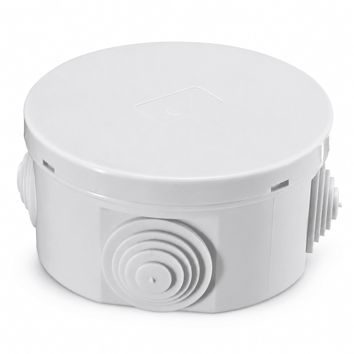 Round Waterproof, Flame Resistant Junction Box - 80mm