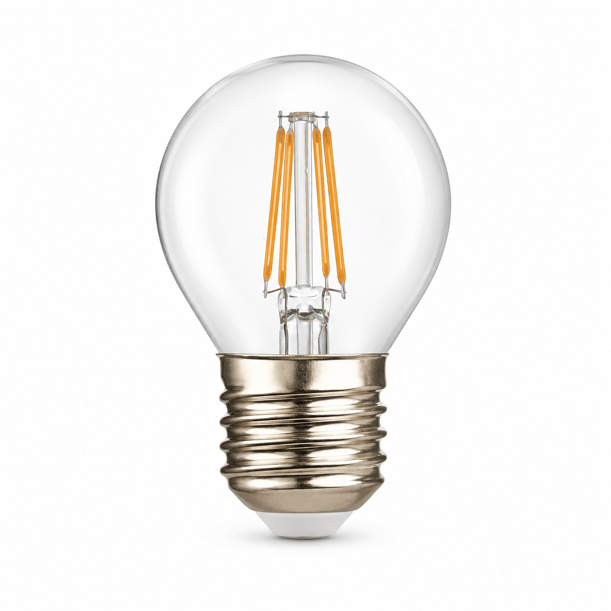 4W E27 LED Filament Golf Ball Bulb - Warm White 2700K - product image 1