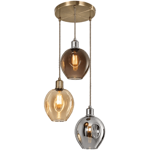 Antique Brass Pendant 3 Light - additional product image