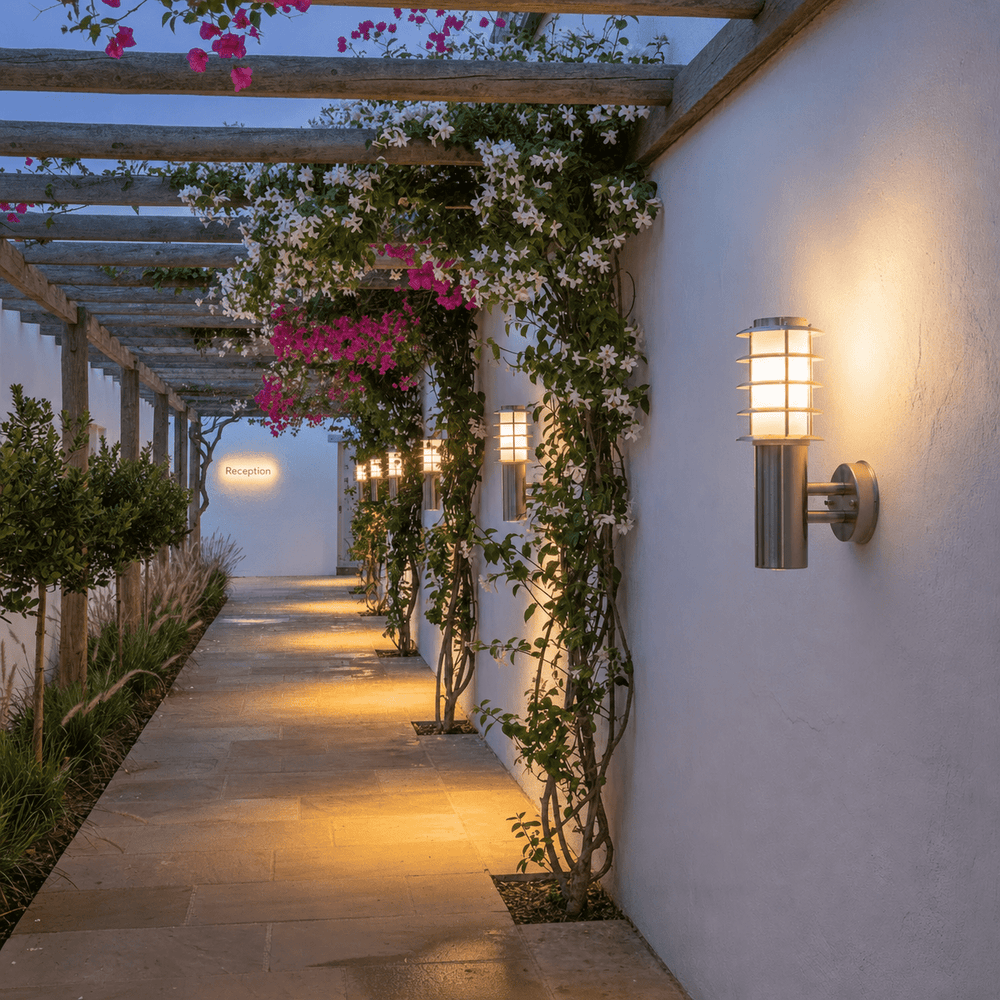Borda Stainless Steel Outdoor Wall Light