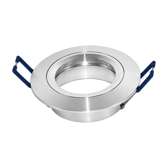 Silver CNC Aluminium GU10 Downlight Fixture