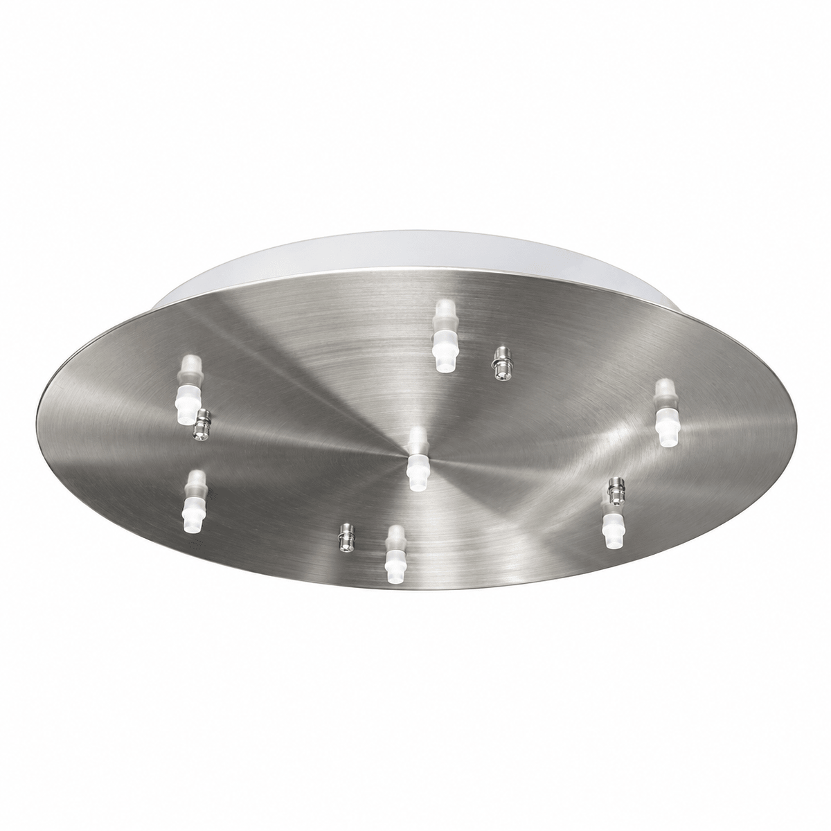 Indoor Ceiling Light Plate - Satin Chrome / 50cm