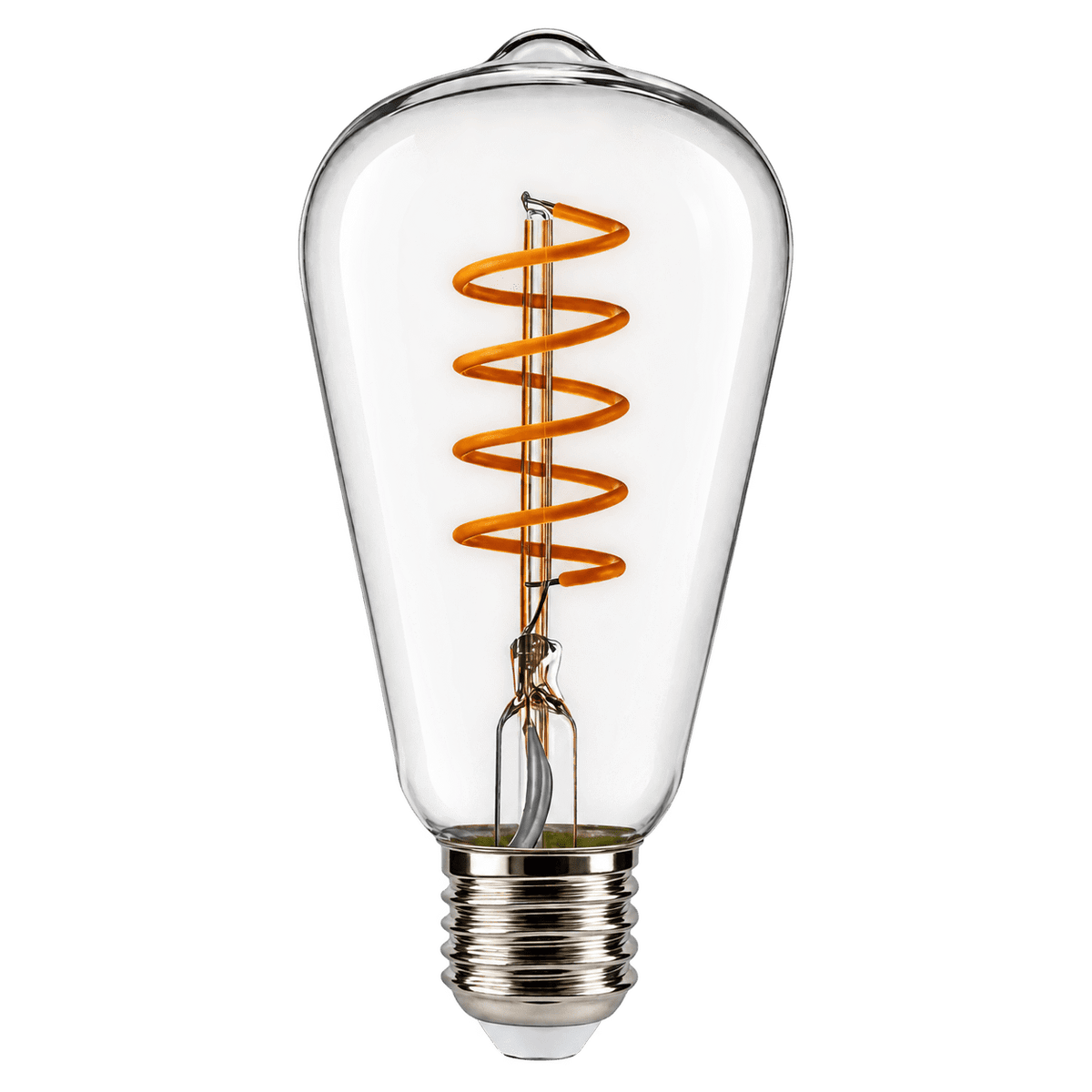 4W Dimmable Clear T64 Filament LED Bulb – E27, 2700K Warm White