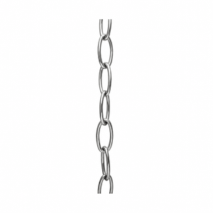 Polished Chrome 5mm Lighting Chain - Per Meter - additional product image