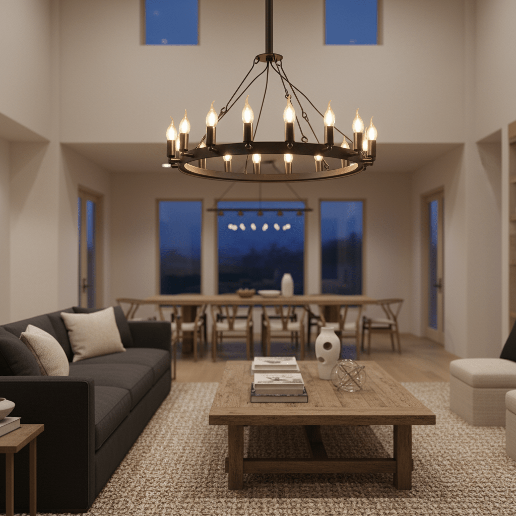 Ranch 18 Light Chandelier - additional product image