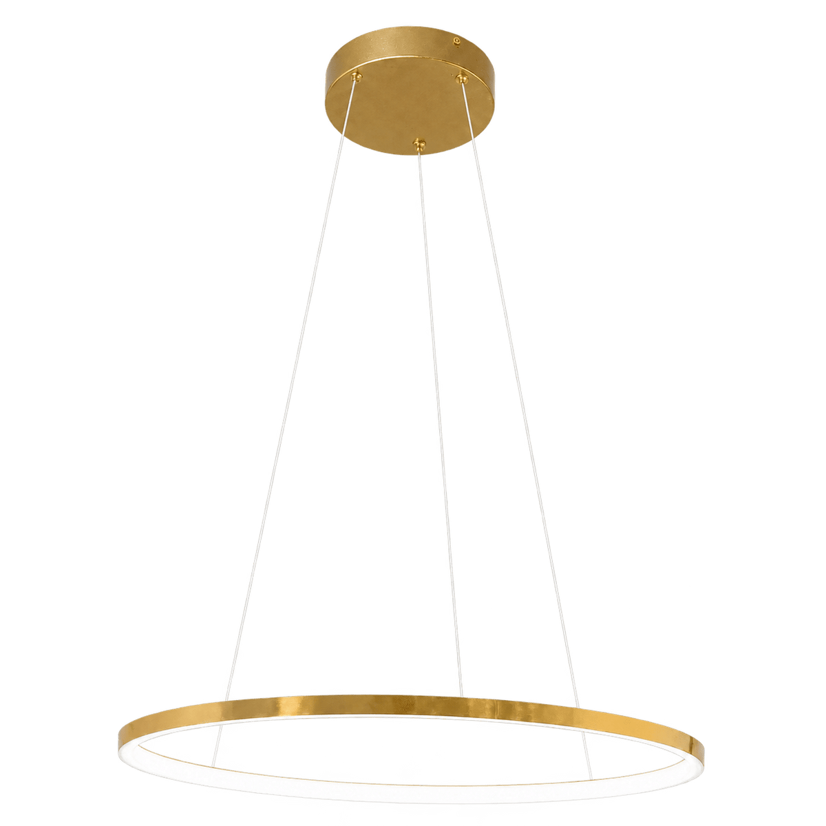 29W Warm White 80cm Gold Ring Pendant Light