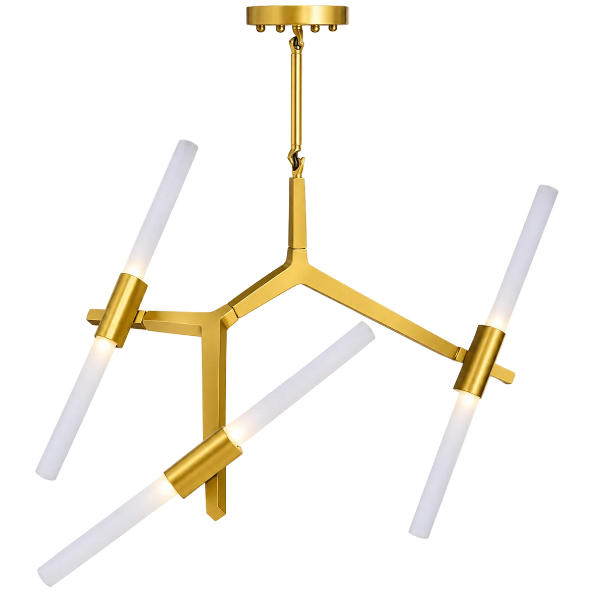 Saber 6 Gold Pendant Light