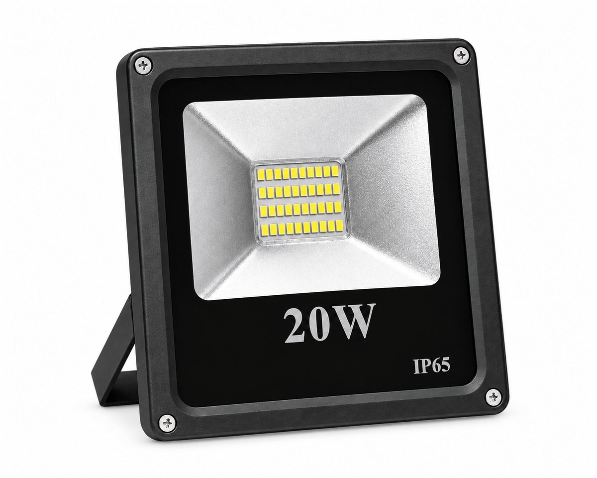 20W IP65 LED floodlight on a white background