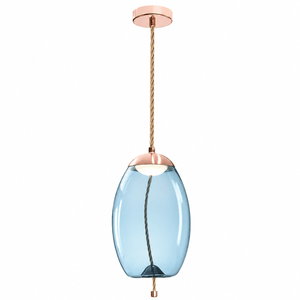 Blue Droplet LED Pendant Light