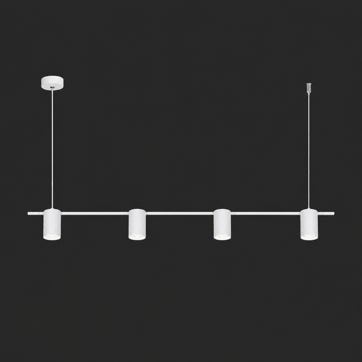 Occhio 4 Light Linear Pendant - White