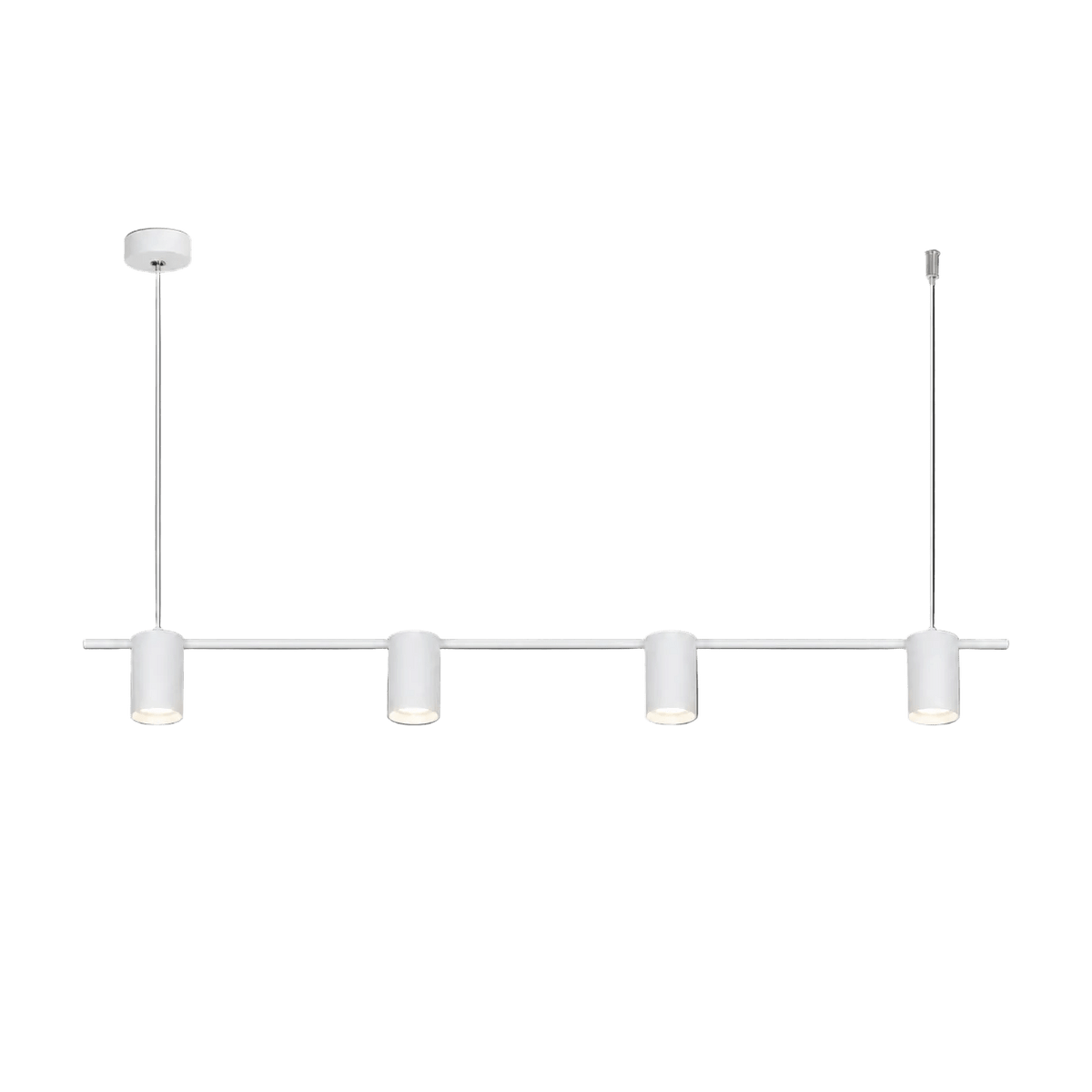 Occhio 4 Light Linear Pendant - White