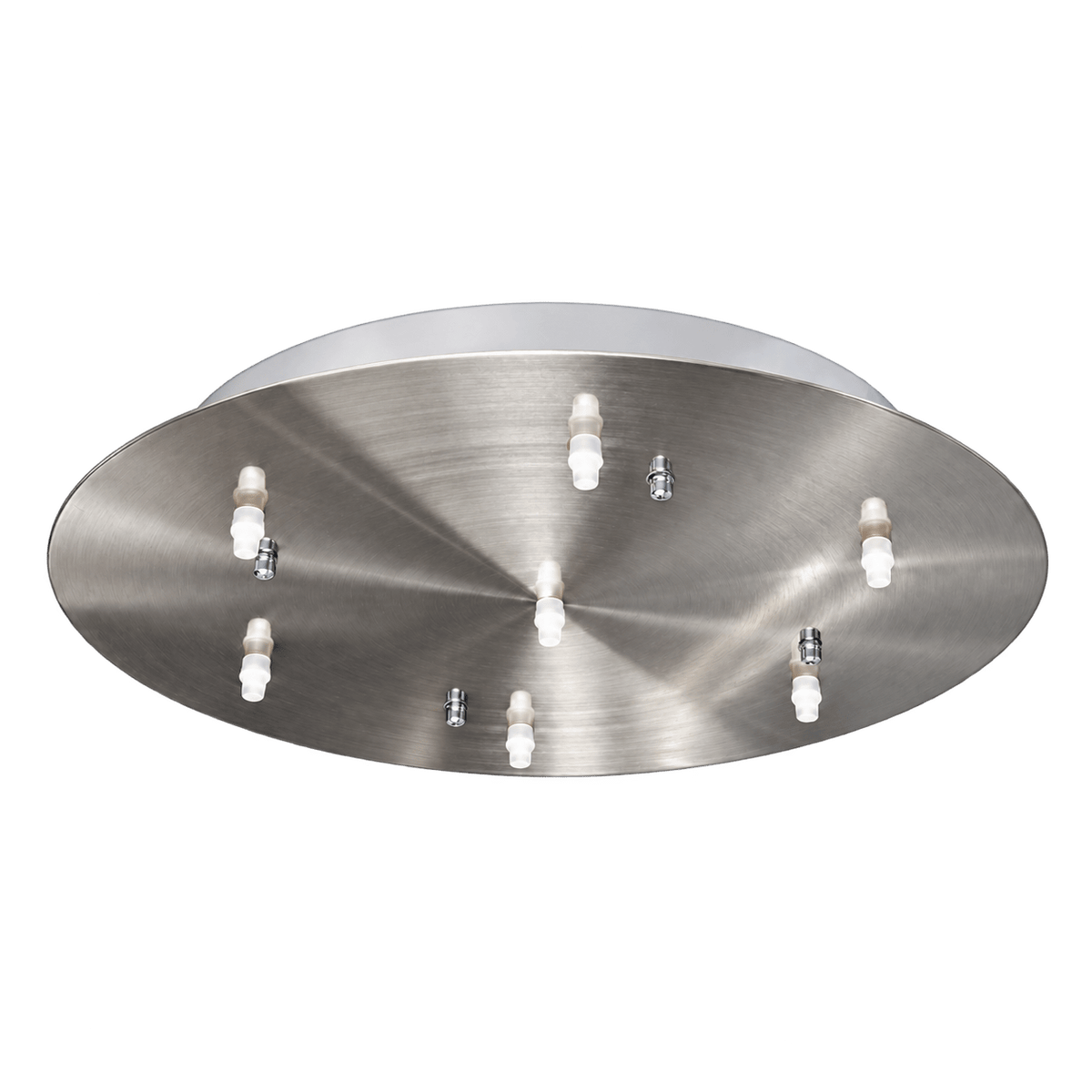 Indoor Ceiling Light Plate - Satin Chrome / 50cm