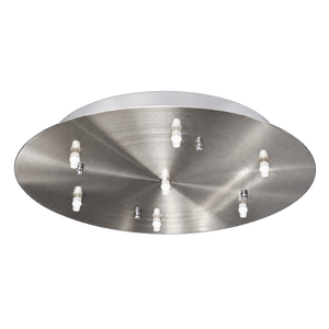 Indoor Ceiling Light Plate - Satin Chrome / 50cm