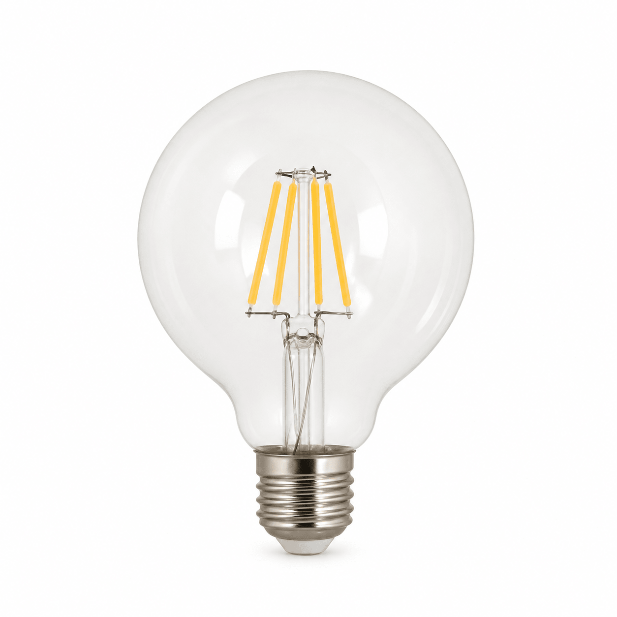 4W E27 G125 LED Filament Bulb - Warm White 2700K