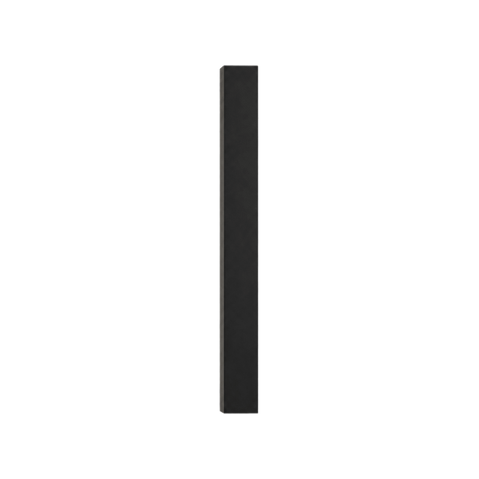 Black Indirect LED Wall Light, 12W, 3000K, IP66