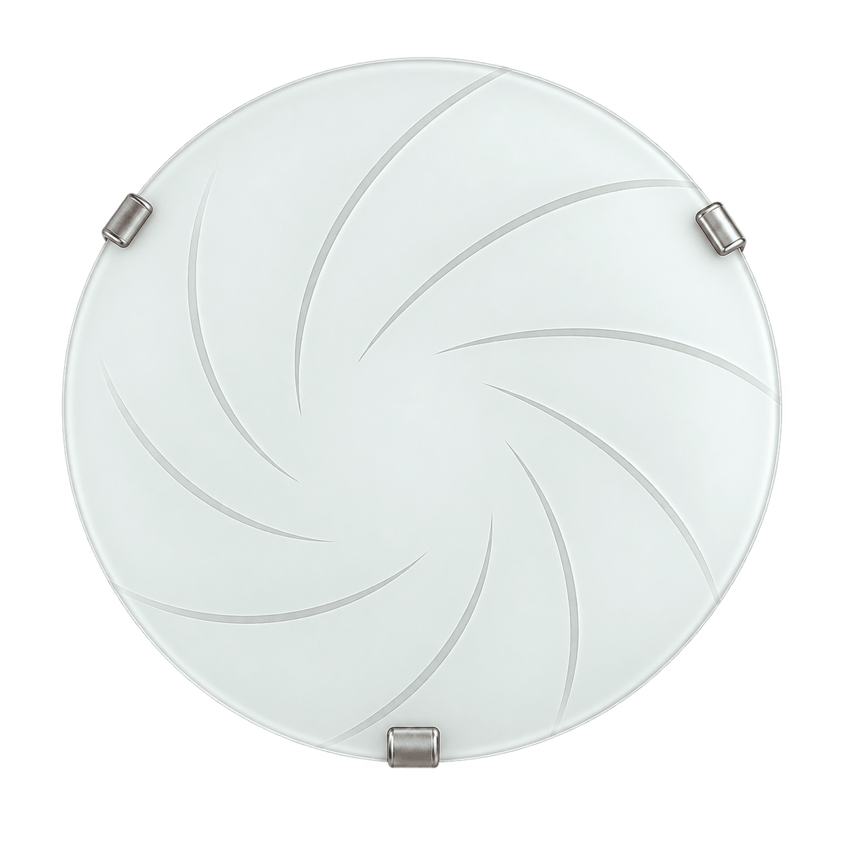 Frosted Glass Chrome Ceiling Light