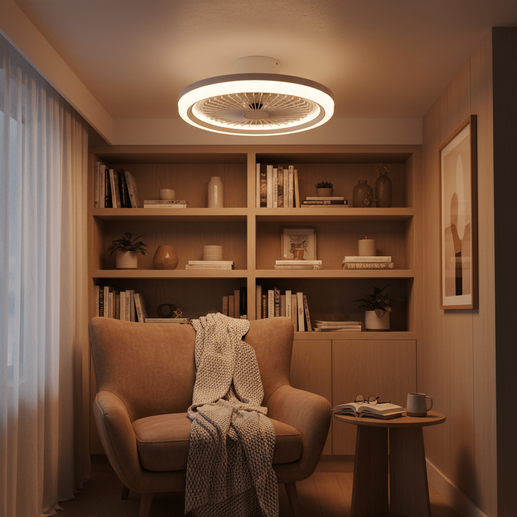 Casey Flush Mount LED Ceiling Fan - additional product image