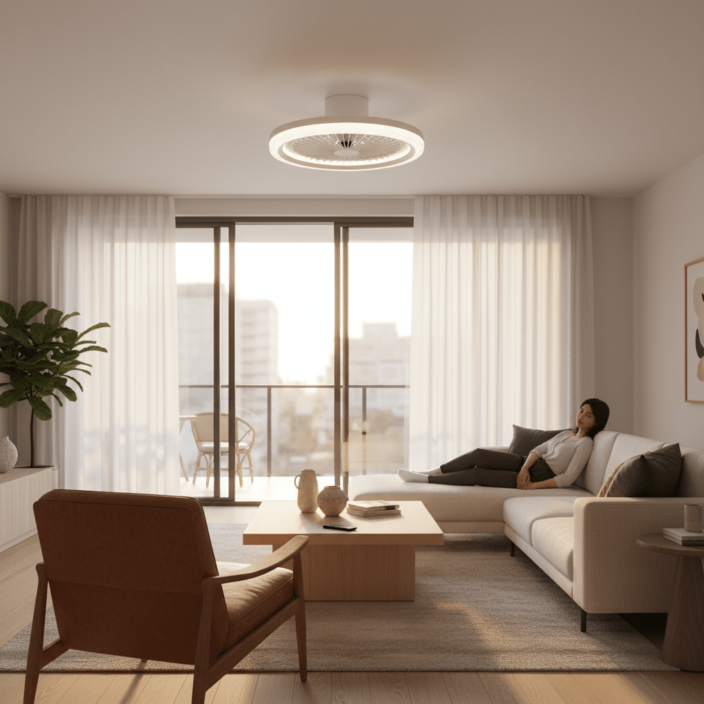 Casey Flush Mount LED Ceiling Fan - additional product image