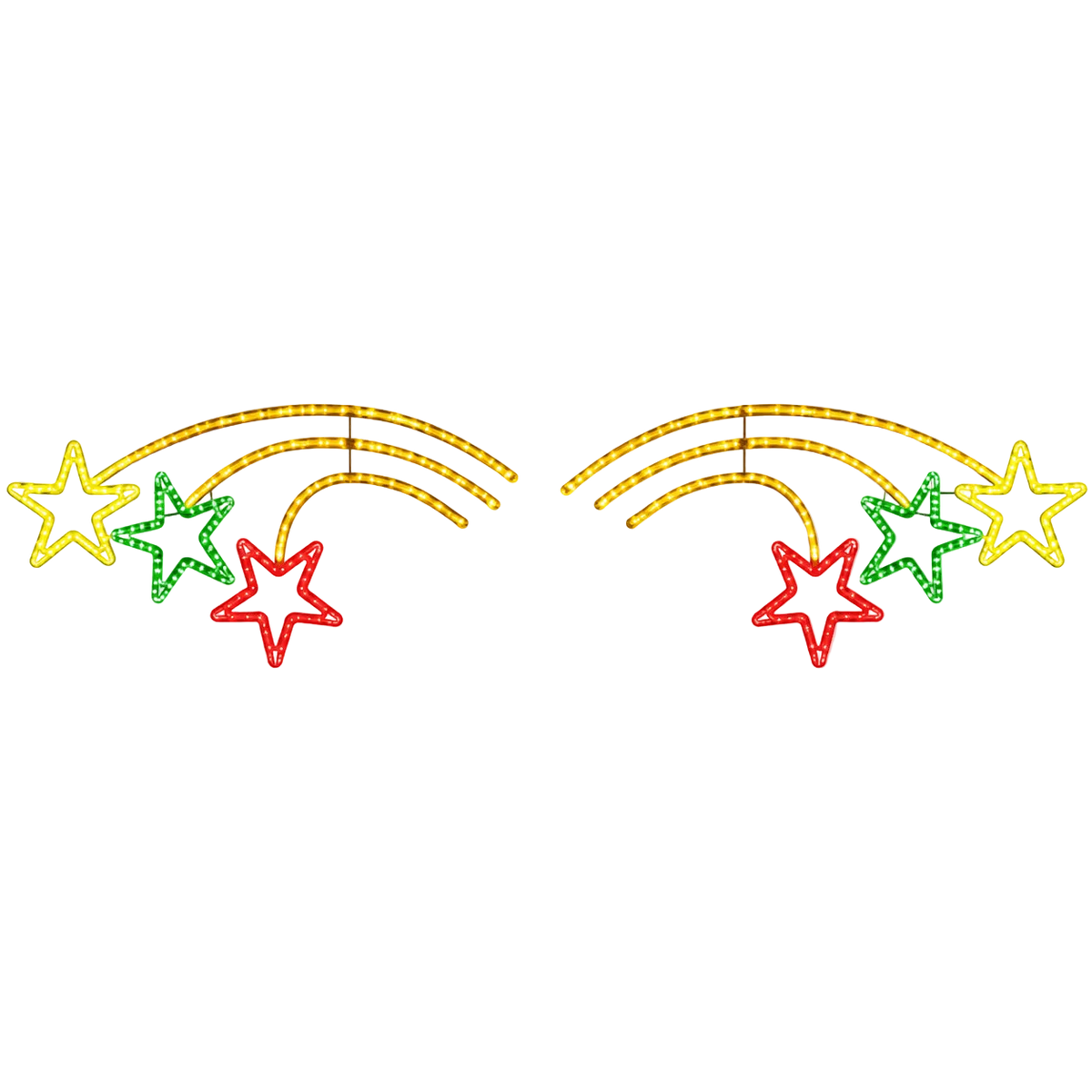 LED Christmas Lights - Star Banner Motif