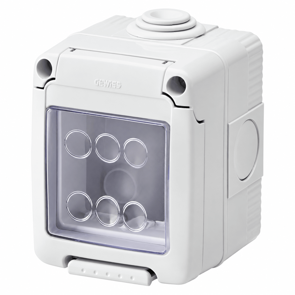 Grey Watertight Enclosure IP55 2-Gang Gewiss