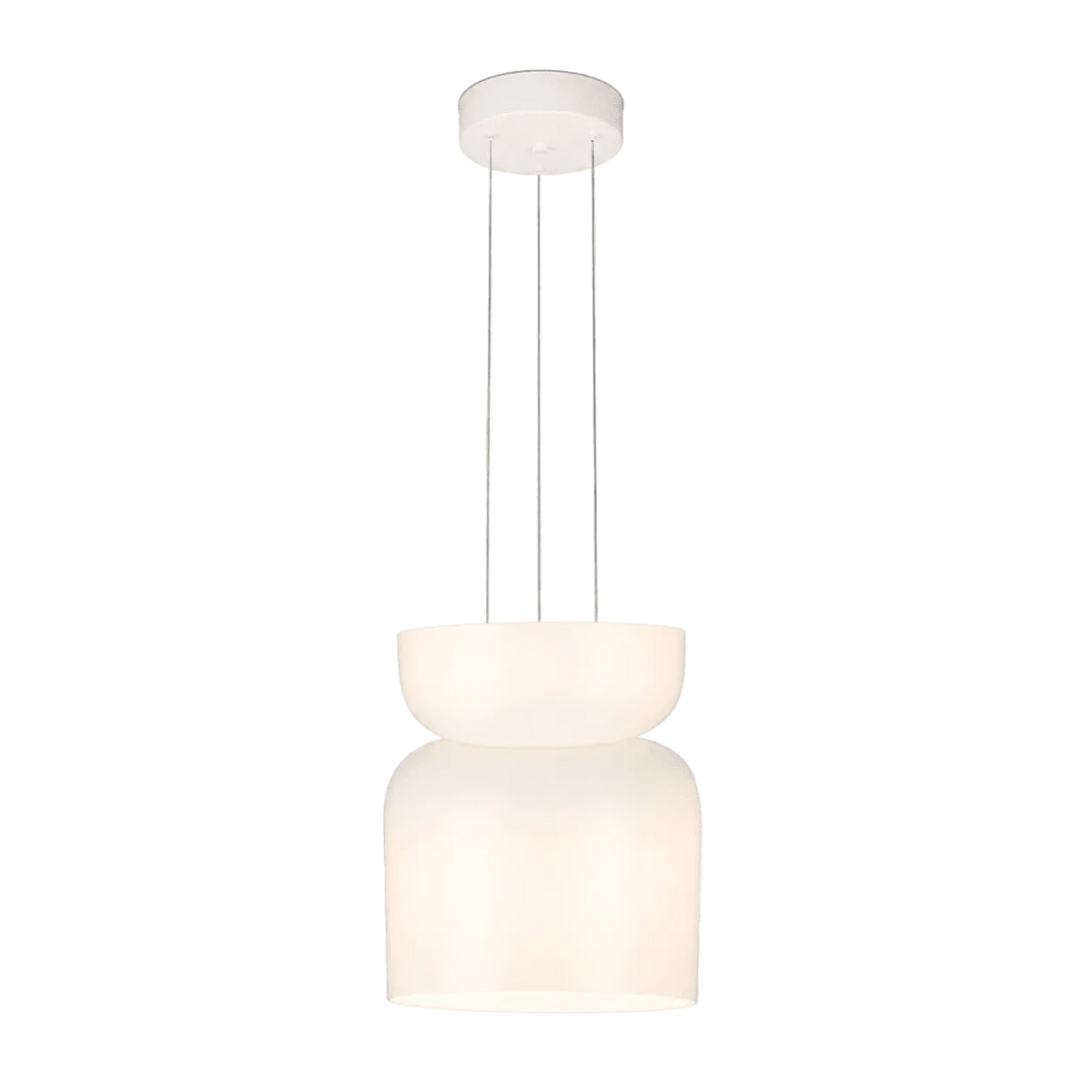 Strata 2 Opal Glass Pendant Light