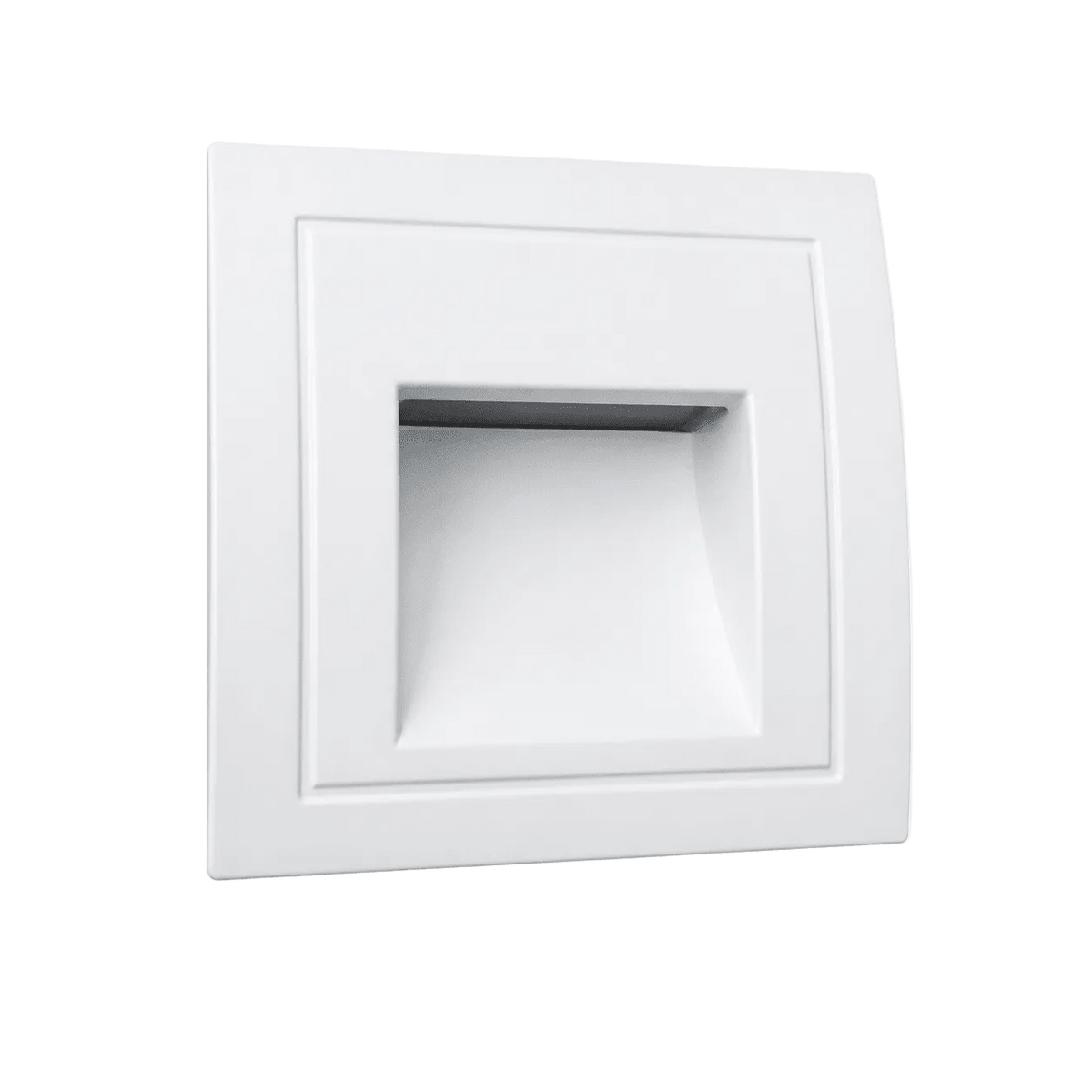 Blair White Recessed Step Light LED 230v 1W IP54