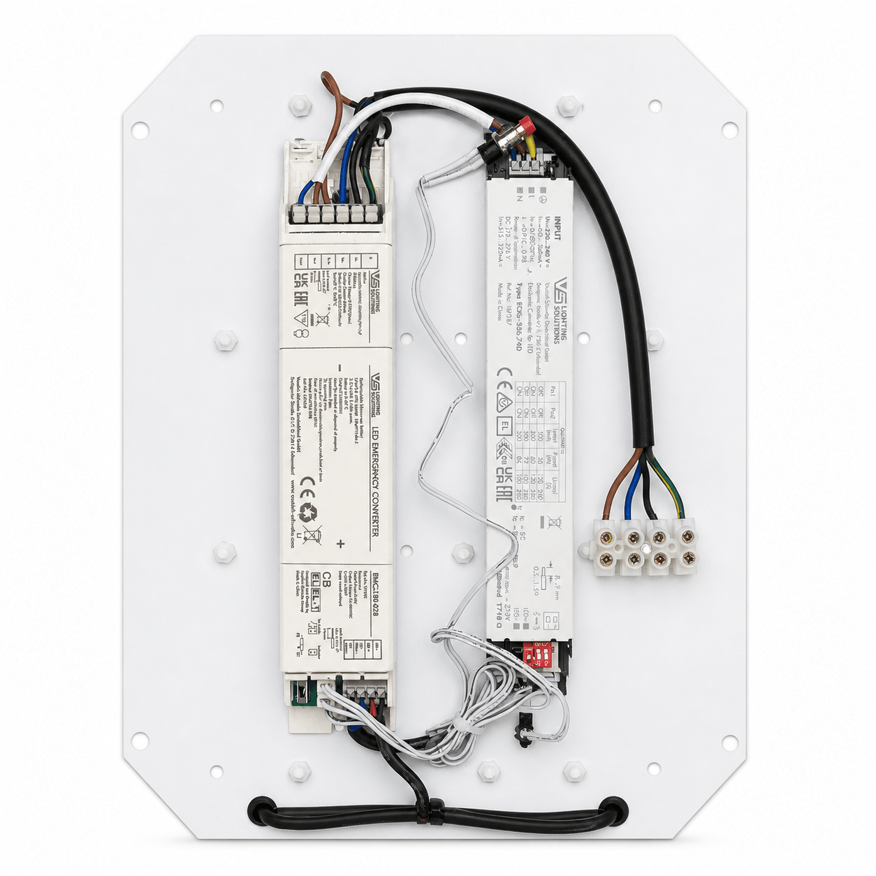 Bulkhead Retrofit Kit 54W 6000K 152lm/W with Emg Kit