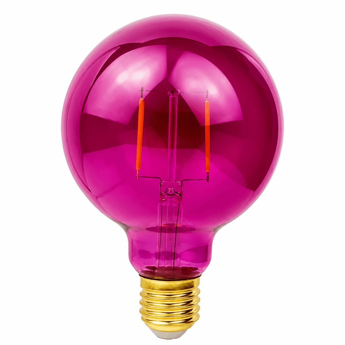 LED Bulb - 2W G95 Filament - Purple - additional product image