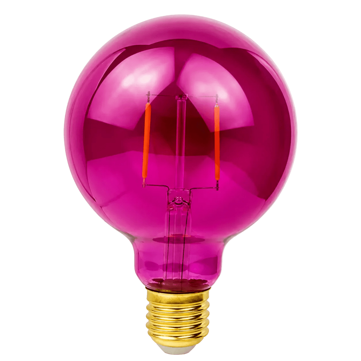LED Bulb - 2W G95 Filament - Purple