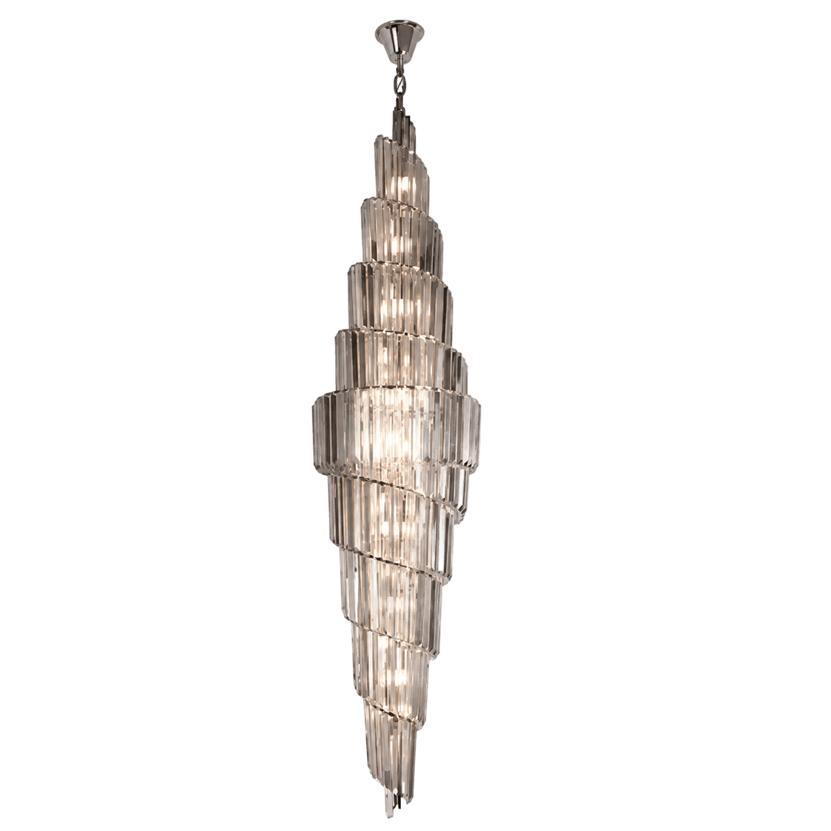 Triangular Crystal Chandelier