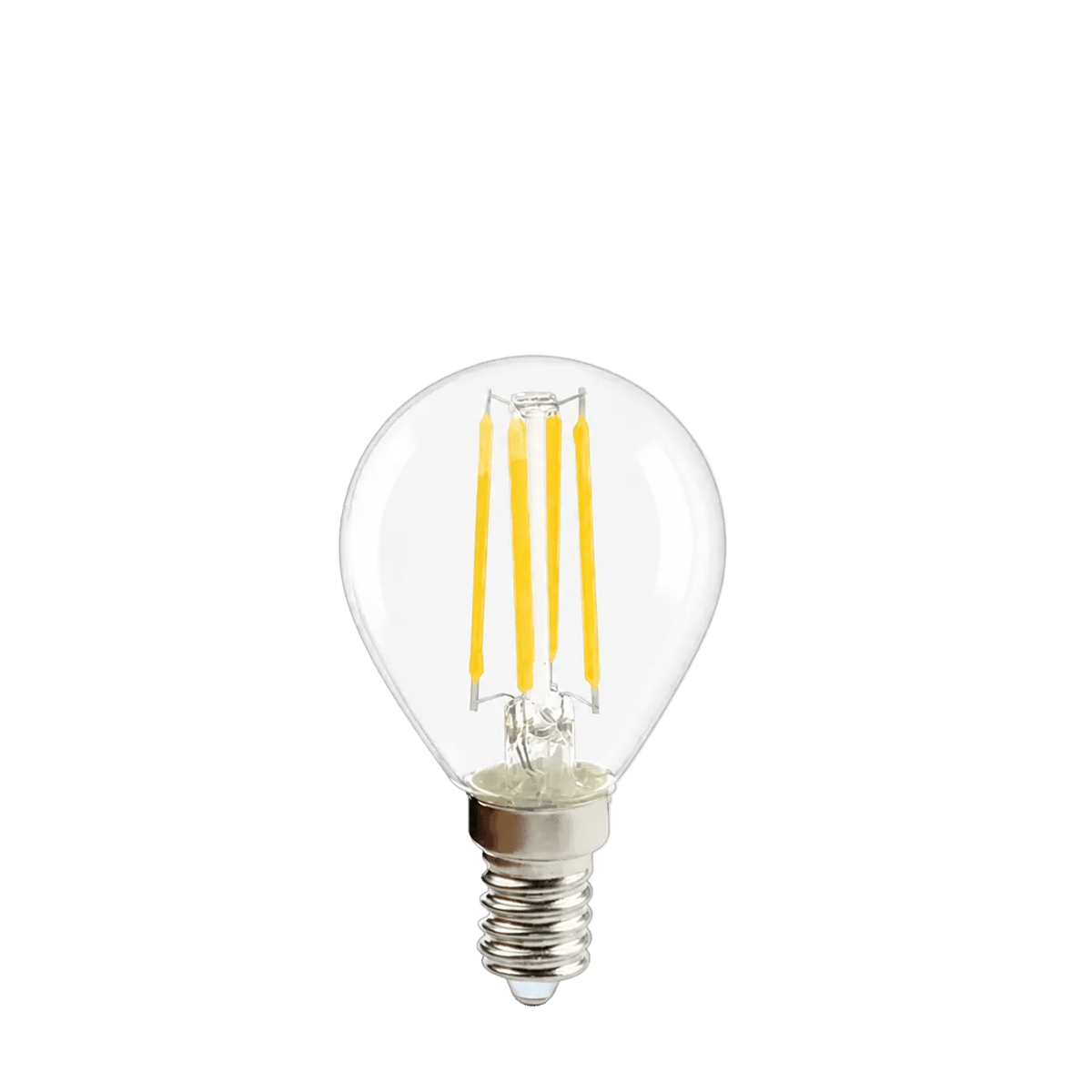 4W Clear Golf Ball LED Bulb – E14, 6500K Daylight